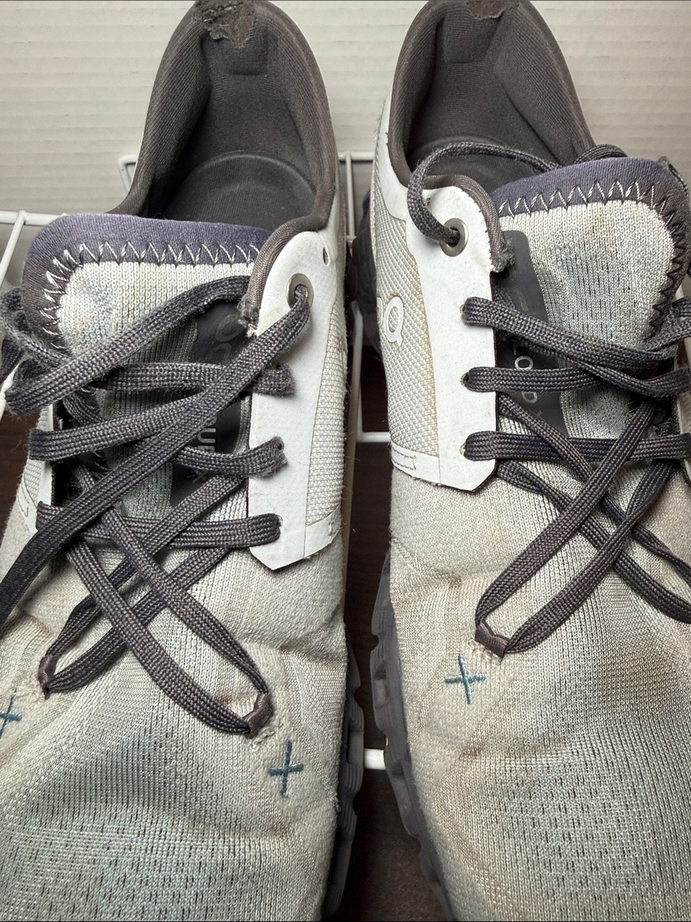 On Cloud X 3 Glacier Iron Men's Training Shoes 9.5 Gray Blue - Picture 13 of 13